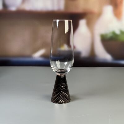 جودة Electroplate Diamond Base Wine Glass Set مصنع