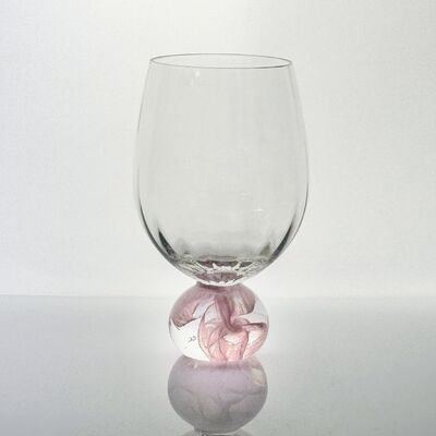 جودة High Clarity Pink Cloud Crystal Wine Glass Set Designed for in Restaurants Bars and Wine Tasting Events Offering Superior Presentation مصنع