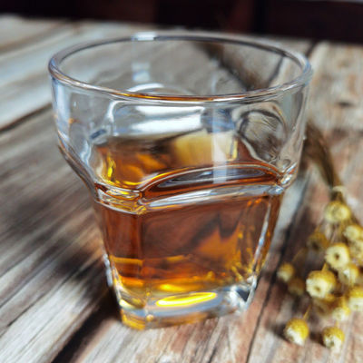 جودة Transparent Square Bottom 10 Oz Whiskey Glasses For Home مصنع