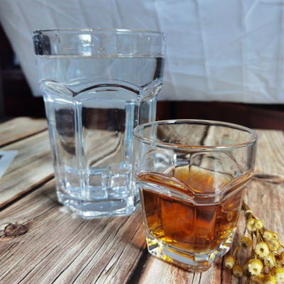 جودة Transparent Square Bottom 10 Oz Whiskey Glasses For Home مصنع