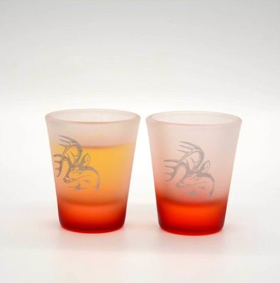 جودة 2oz Tinting Color Frozen Matte Unique Shot Glasses مصنع