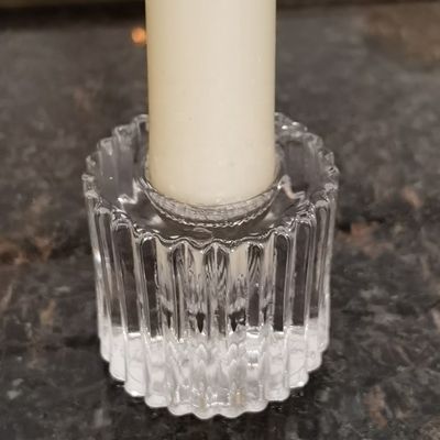 جودة Crystal Embossed Mini Candle Stand for special event مصنع