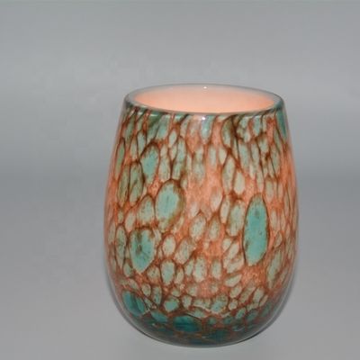 جودة Turquoise Solid Color Votive Glass Candle Holders مصنع