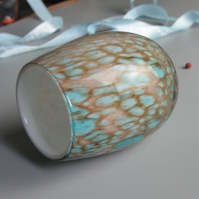 جودة Turquoise Solid Color Votive Glass Candle Holders مصنع