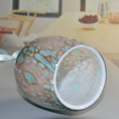 جودة Turquoise Solid Color Votive Glass Candle Holders مصنع