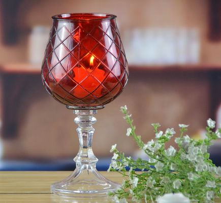 جودة Handmade Ancient Pillar Candle Holders With Silver Foot مصنع