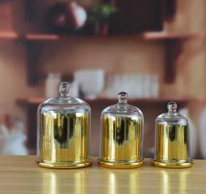 جودة Frost Glass Candle Holders , Glass Cylinder Candle Holders For Holiday Decoration مصنع