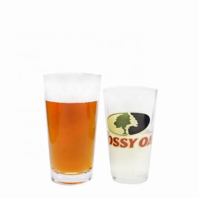 جودة Tall Giant 20 Oz Pint Craft Beer Glasses With Color Decal مصنع