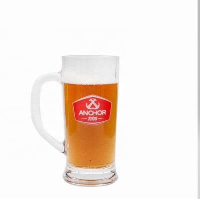 جودة Promotion Branded 21 Oz Beer Glass Stein With Color Decal مصنع