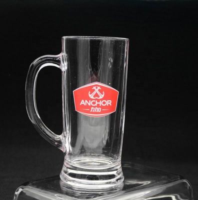 جودة Promotion Branded 21 Oz Beer Glass Stein With Color Decal مصنع