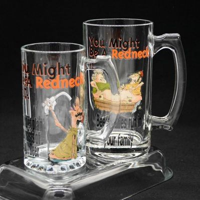 جودة Color Print Decorated Mug Craft Beer Glasses مصنع