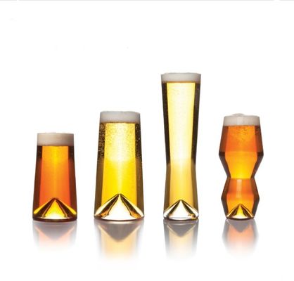 جودة Unique Peak Bottom Ipa Glass Handmade Crystal Craft Beer Glasses مصنع