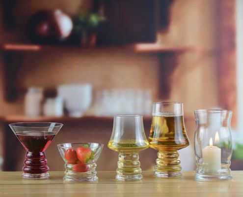جودة 320ml Handblown Customize Craft Beer Glasses مصنع