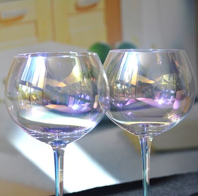 جودة Giant Rainbow Color Balloon Shape 23 Oz Crystal Wine Glasses مصنع