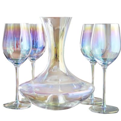 جودة Hand Blown Crystal Wine Glass Set مصنع
