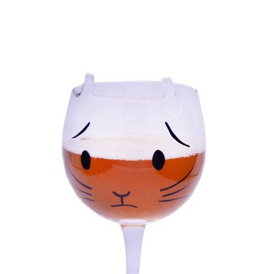جودة Cat Shaped 400ml Crystal Balloon 14 Oz Wine Glasses مصنع