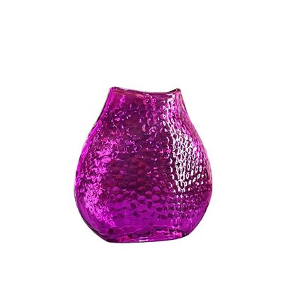 جودة Home Decoration 8" Fish Style Vintage Pink Glass Vase مصنع