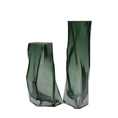 جودة 3 Size Warped Grey Color Tall Centerpiece Vases مصنع