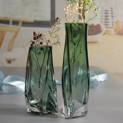 جودة 3 Size Warped Grey Color Tall Centerpiece Vases مصنع