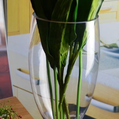 جودة Europe Style Long Stem Glass Vase Centerpiece For Party مصنع