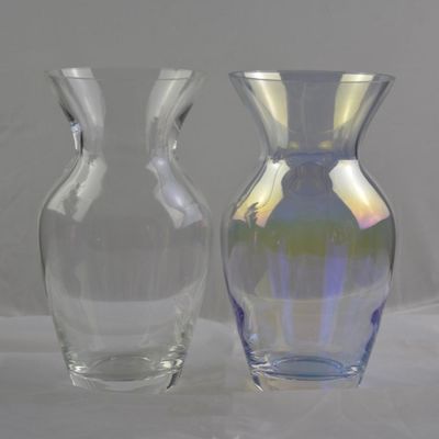 جودة Customize Irridescent Decorative Glass Vase For Home مصنع