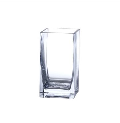 جودة Handmade Square 8 Inch Glass Vase For Centerpieces مصنع