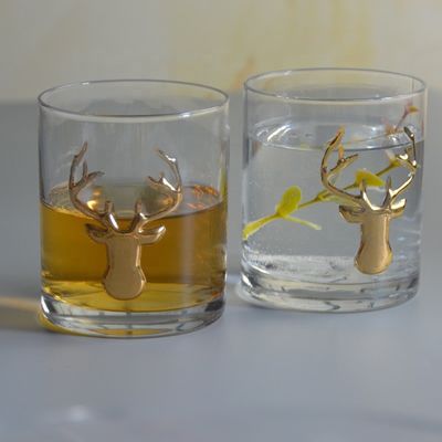 جودة Decorative Round Personalised Whisky Glass For Christmas مصنع