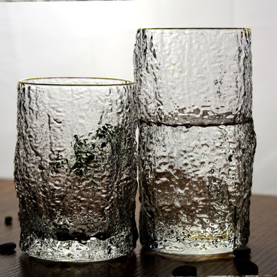 جودة Creative Embossed Stump Whiskey Glasses , Engraved Whiskey Glasses مصنع