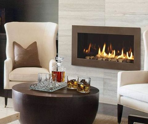 جودة Old Fashioned Lead Free Embossed 10 Oz Whiskey Glasses , Whiskey Tasting Glasses مصنع