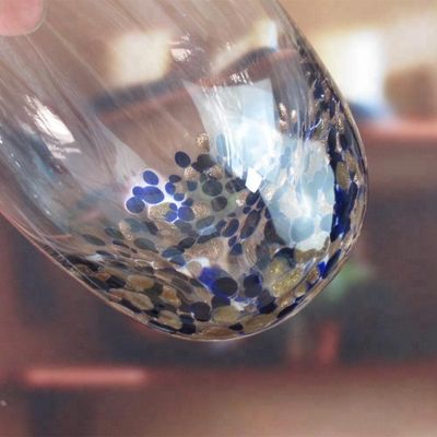 جودة Gold Stone Bottom Glass SGS 300ml Handmade Whiskey Glass مصنع