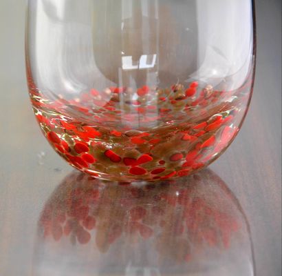 جودة Gold Stone Bottom Glass SGS 300ml Handmade Whiskey Glass مصنع