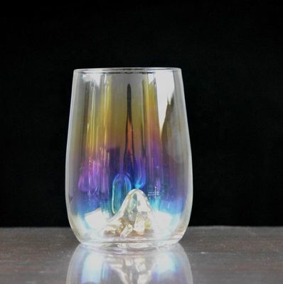 جودة 14 Oz Whiskey Glasses With Creative Ice Montain Bottom مصنع