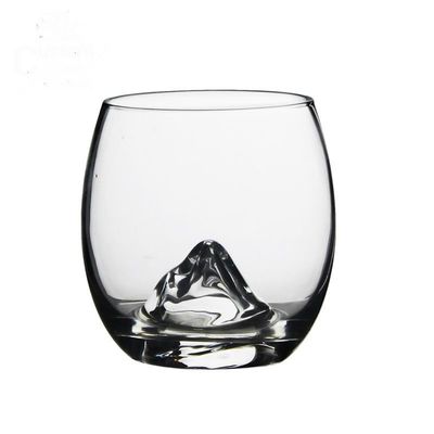 جودة Lead Free Crystal Ice Hill Bottom Handmade Whiskey Glass مصنع