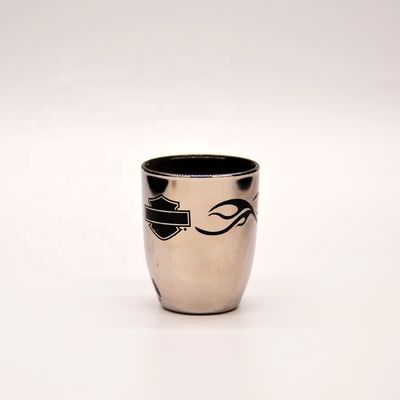 جودة Platinum 50ml Unique Shot Glasses With Branded Decal Logo مصنع