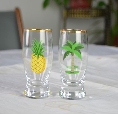 جودة Color Decal Printed Unique Shot Glasses مصنع