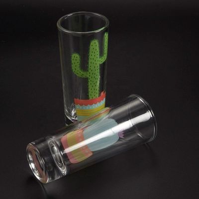 جودة Colorful Print Unique Shot Glasses For Tequila Fiesta مصنع