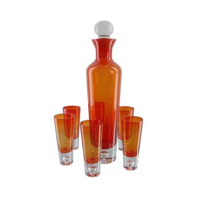 جودة Round Shape 6 Color Unique Shot Glass Set For Vodka مصنع