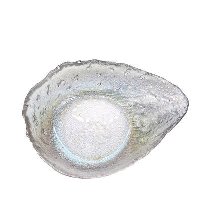 جودة Exquisite Creative Water Drop Shape Glass Charger Plates مصنع