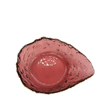 جودة Exquisite Creative Water Drop Shape Glass Charger Plates مصنع