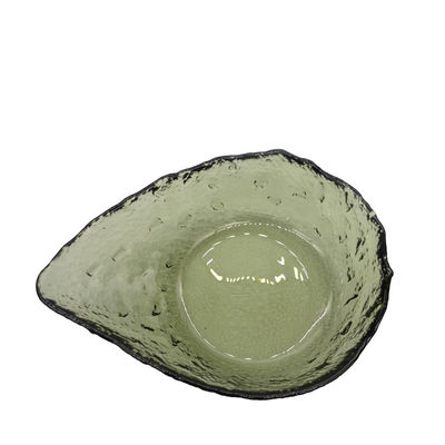 جودة Exquisite Creative Water Drop Shape Glass Charger Plates مصنع