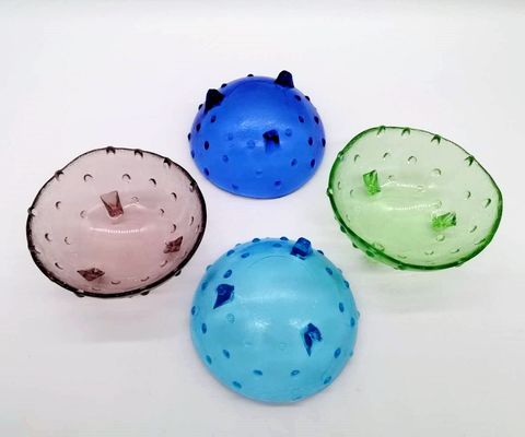 جودة Unique 3 Feet Glass Charger Plates For Fruit And Dessert مصنع