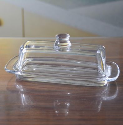 جودة Rectangle Cake Glass Charger Plates With Cover مصنع