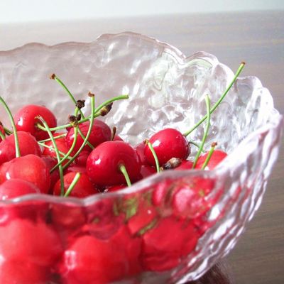 جودة Hammered Pattern Irregular Shape Crystal Salad Serving Bowl مصنع