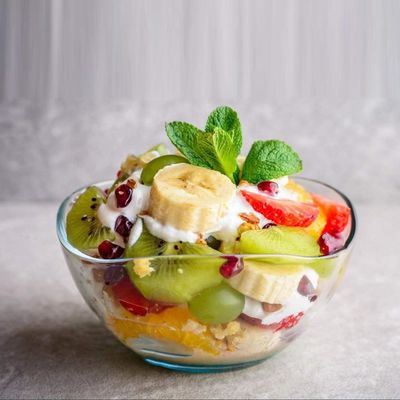 جودة Transparent Durable Wave Rim Glass Charger Plates , Fruit Salad Glass Bowl مصنع