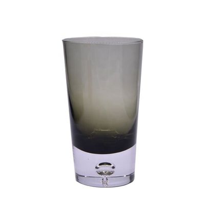 جودة Grey Color Air Bubble Bottom Unique Cocktail Glasses . Bohemian Drinking Glasses مصنع