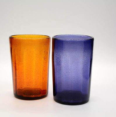 جودة Round Thicker Wall Mexican Bubble Crystal Cocktail Glasses مصنع