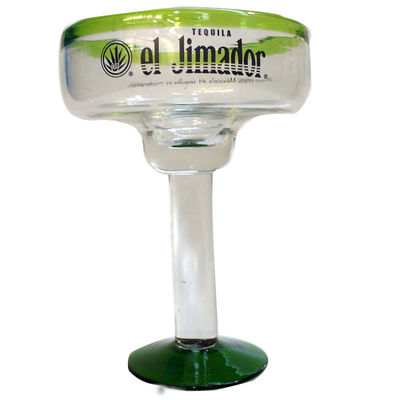 جودة Mexican Style Green Color Rim Unique Crystal Cocktail Glasses مصنع