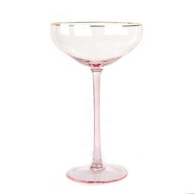 جودة Pink Crystal Cocktail Glasses مصنع