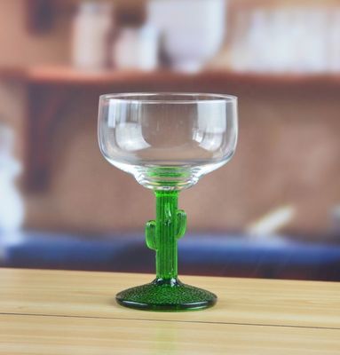 جودة Ins Cactus Plant Stemed Round Vintage Martini Glasses مصنع