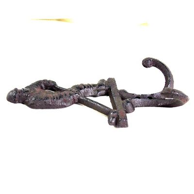 جودة Ice Hockey Rustic Cast Iron Coat Hooks Cast Iron Crafts مصنع
